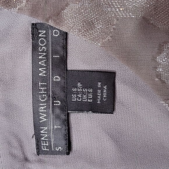 Fenn Wright Manson Studio Sparkly Tank Top Gray Size S - Picture 2 of 7